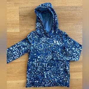 Under Armor Blue Camo Hoodie- Youth Medium